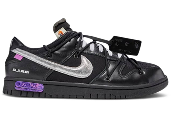 Lot 50 Of 50 Off White X Dunk Low DM1602 001